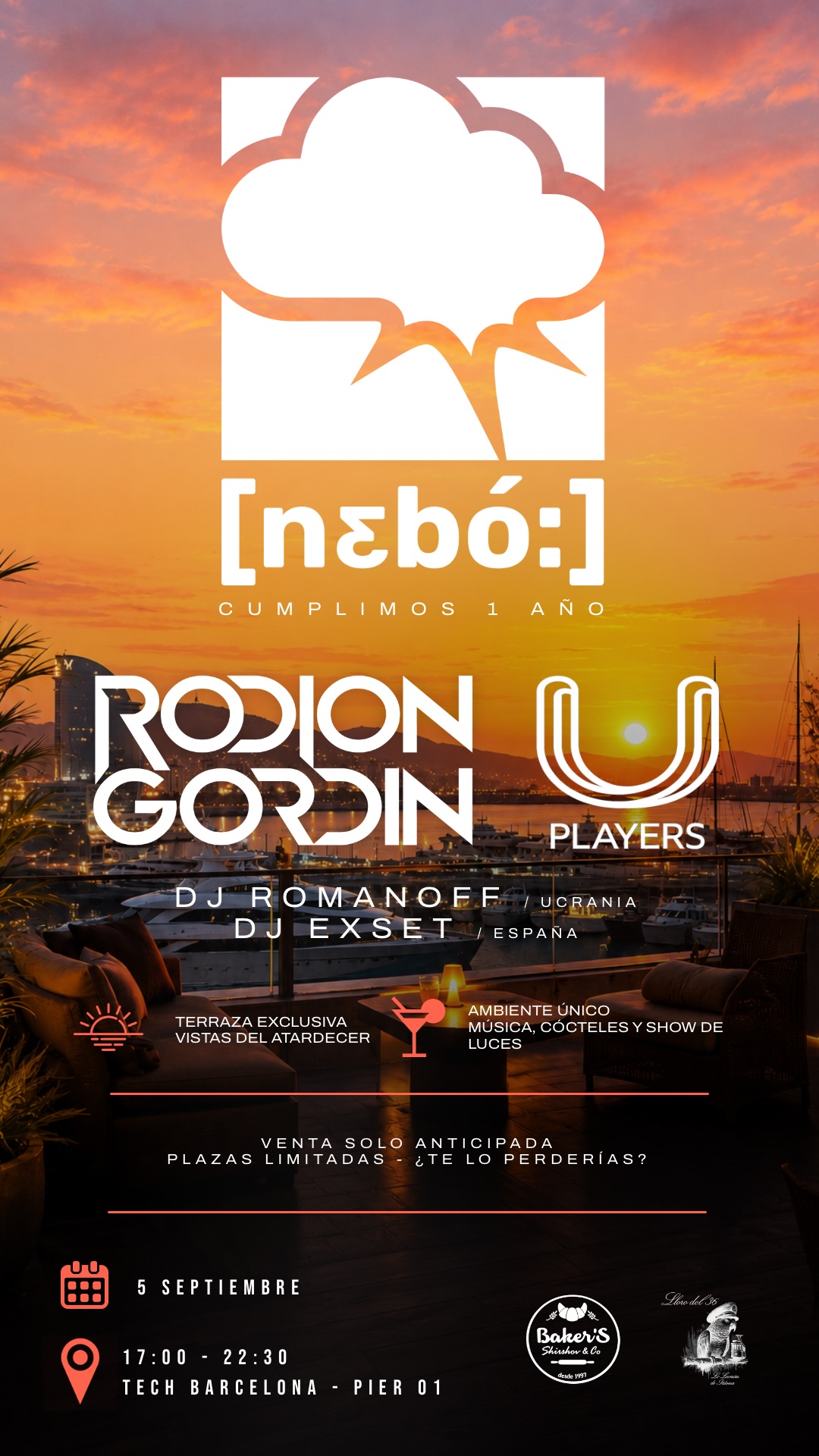 A real event poster published with tiqet.app